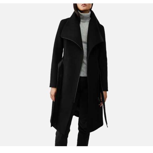 Mackage Nori-K Double Collar Wool Coat - Picture 2 of 13